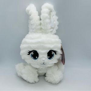P*Lushes Pets Jet Setters Heidi Fluffson White Bunny Plush Toy Animal 2022 NWT